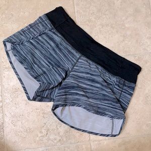 Lululemon Run Times Shorts -Stripes